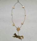 Handmade Brass Hanging Decoration - Fox