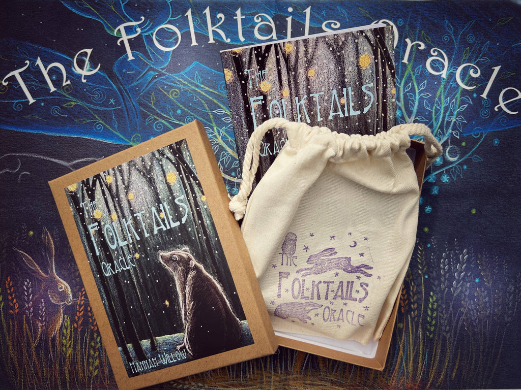 The Folktails Oracle deck, special black box edition: With reading cloth