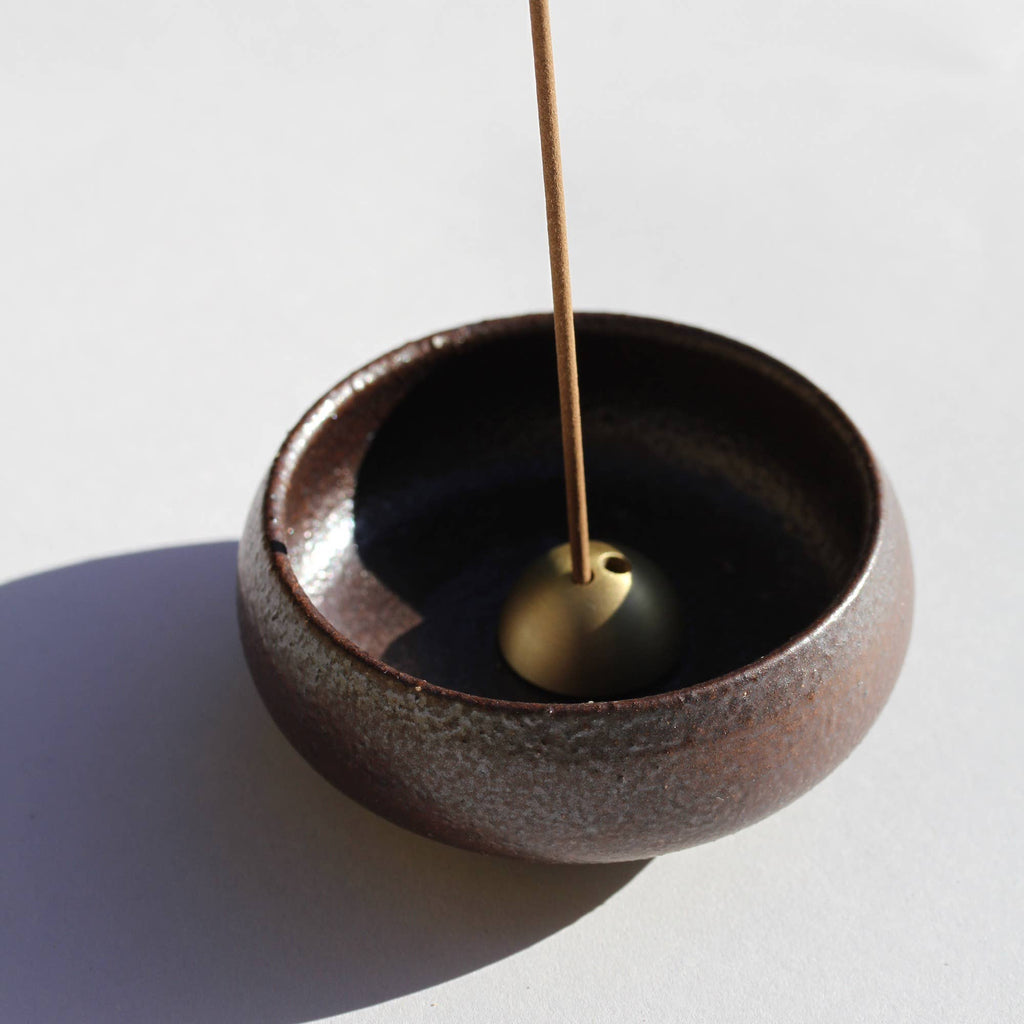 Incense Holder | WABI SABI | Stoneware Incense Bowl