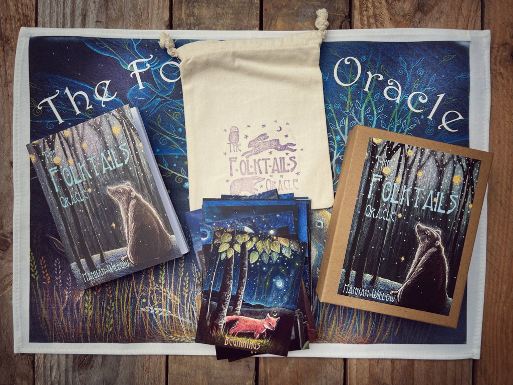 The Folktails Oracle deck, special black box edition: With reading cloth