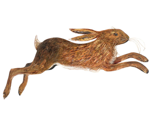 A big hare birch plywood decoration 