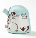 Japanese Cotton Pouch - Cat Design