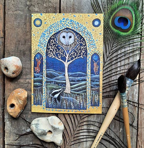 'Songs from the land' greetings card