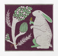 Japanese Cotton Handkerchief - Hare Design