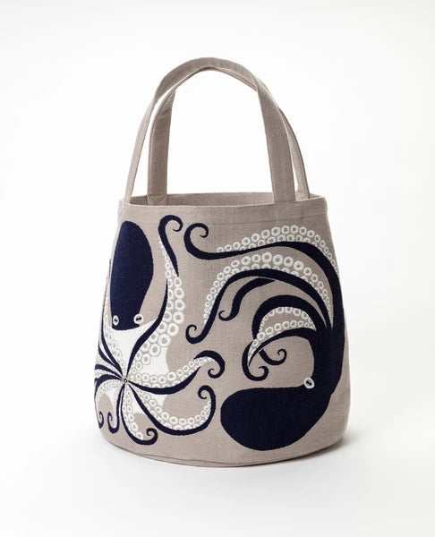 Morita MiW Octopus Tote Bag - Beige