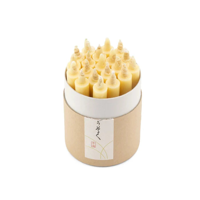 Rice Wax Candles | 20-Piece Set
